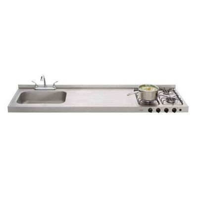 Meson inoxidable Ovata Izquierdo  1.80cm