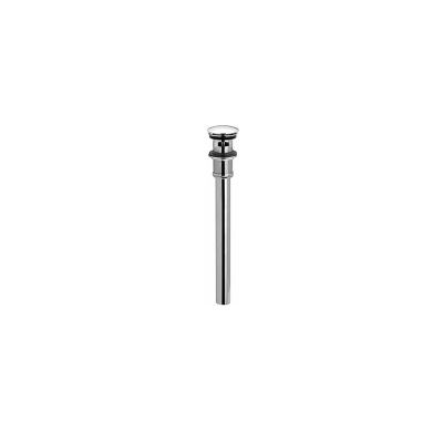 Desague Push Metal Con Rebose Cromo