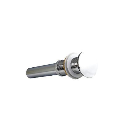 Desagüe Push Metálico con Rebose Corto