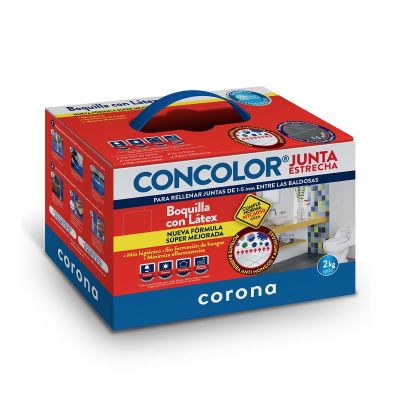 Concolor Junta Estrecha Antihongos Super Blanco 2 Kg