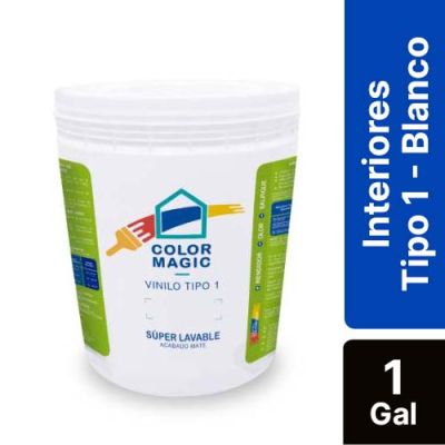 COLORMAGIC VINILO TIPO 1 BLANCO 1G