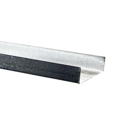"Perfil Tipo Canal Base 6 Calibre  26 - Perfil U 2.5/8X1""  2.44 Ml  C2501000800Pq"