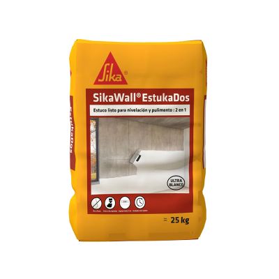Estukados Sikawall Para Interiores 25Kg