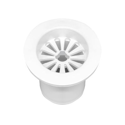 Rejilla Plástica Para Lavadero Con Sosco 2 1/2X 1 5/8 Pulgadas Blanca
